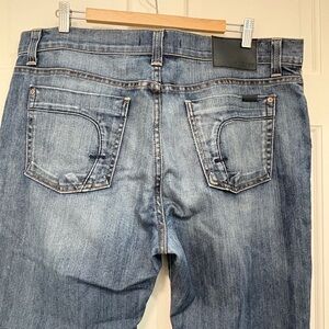 Fidelity Men’s Morrison Jeans 50-11/38 Blue Denim Whiskered Med Wash Preppy